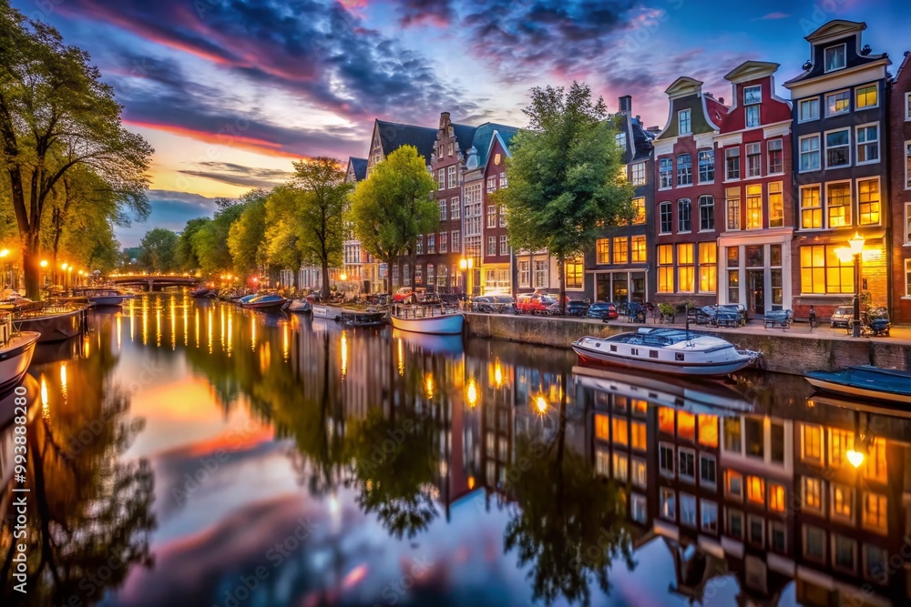 Fototapeta premium Captivating Luxury Flashes of Light Reflecting Off Elegant Surfaces in a Sophisticated Setting