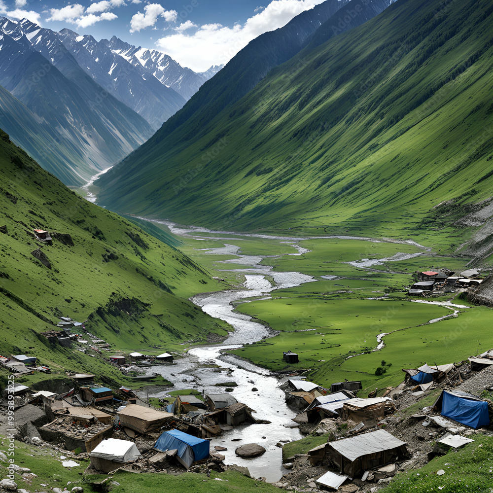 landscape in the mountains