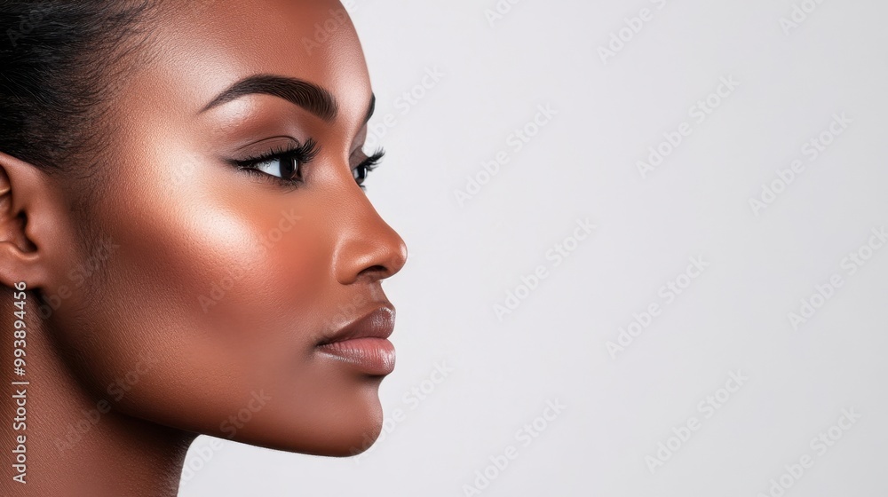 Stunning African Beauty with Flawless Makeup and Skin Stunning African Beauty with Flawless Makeup and Skin