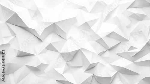 Abstract background of polygons on white background. White cloth background abstract with soft shapes