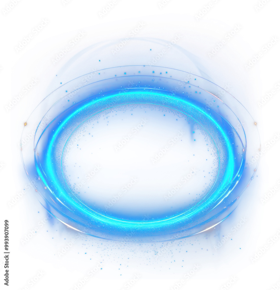 Fototapeta premium PNG Circle light technology night space.