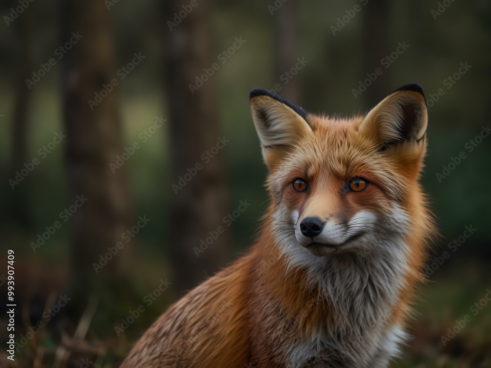 Red fox representing British wildlife. Red fox representing British wildlife.