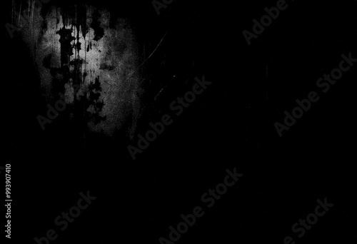 Black wall texture background, grainy texture background