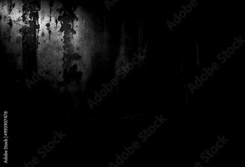 Black wall texture background, grainy texture background