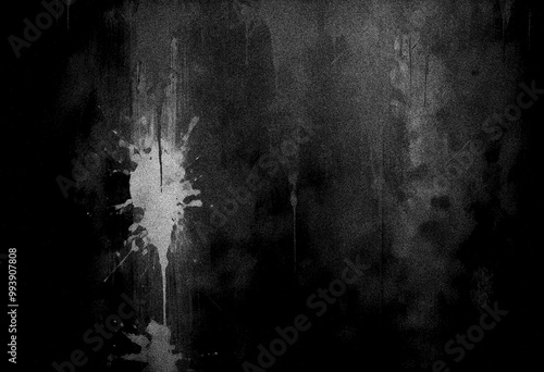 Black wall texture background, grainy texture background