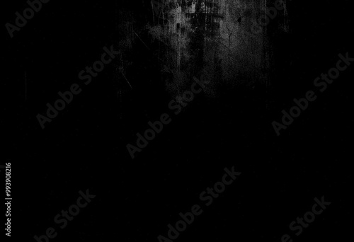 Black wall texture background, grainy texture background