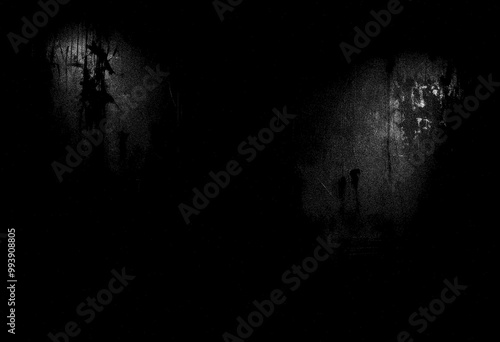 Black wall texture background, grainy texture background