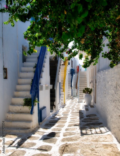 It consists of photographs I took during my trip to the Greek Islands, especially in Santorini, Mykonos and Lesvos. In this series, I mostly photographed the white houses on the islands.