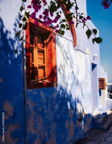 It consists of photographs I took during my trip to the Greek Islands, especially in Santorini, Mykonos and Lesvos. In this series, I mostly photographed the white houses on the islands.