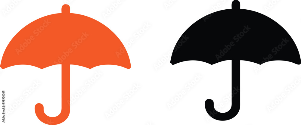 Umbrella icon vector isolated on white background, Umbrella transparent sign , weather symbols vector file.Art & Illustration Umbrella icon vector isolated on white background, Umbrella transparent sign , weather symbols vector file.Art & Illustration