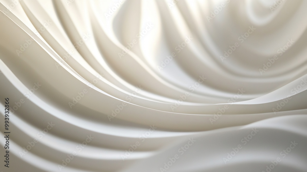 Abstract white background with curved lines and glowing elements, creating an elegant Abstract white background with curved lines and glowing elements, creating an elegant