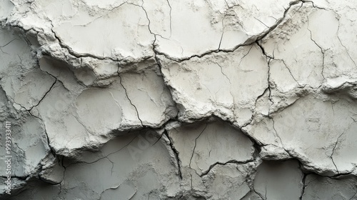 Abstract Cracked Texture on a Neutral Surface for Design and Art Projects