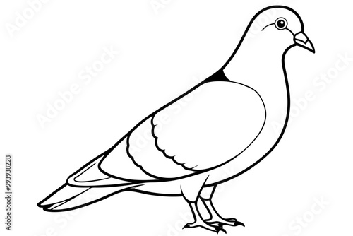 silhouette vector,Pigeons are symbolic of fertility and prosperity