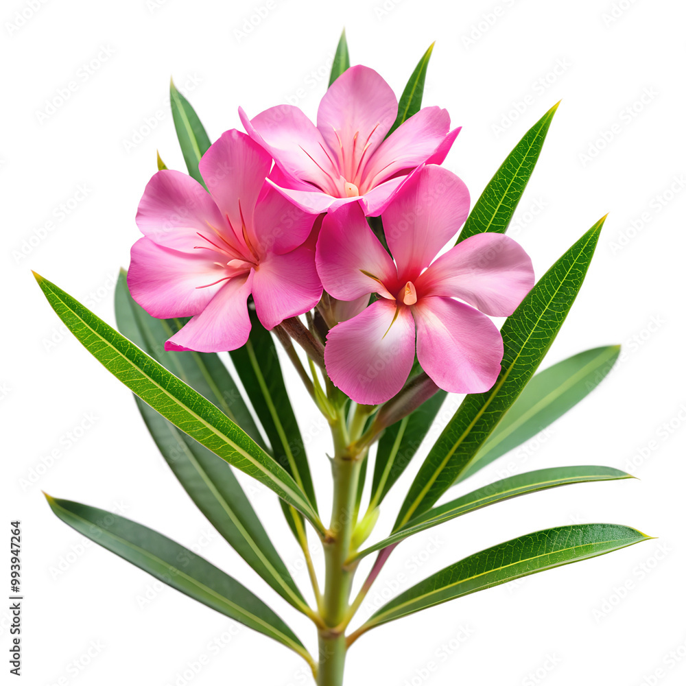 Oleander isolated on a transparent background Oleander isolated on a transparent background