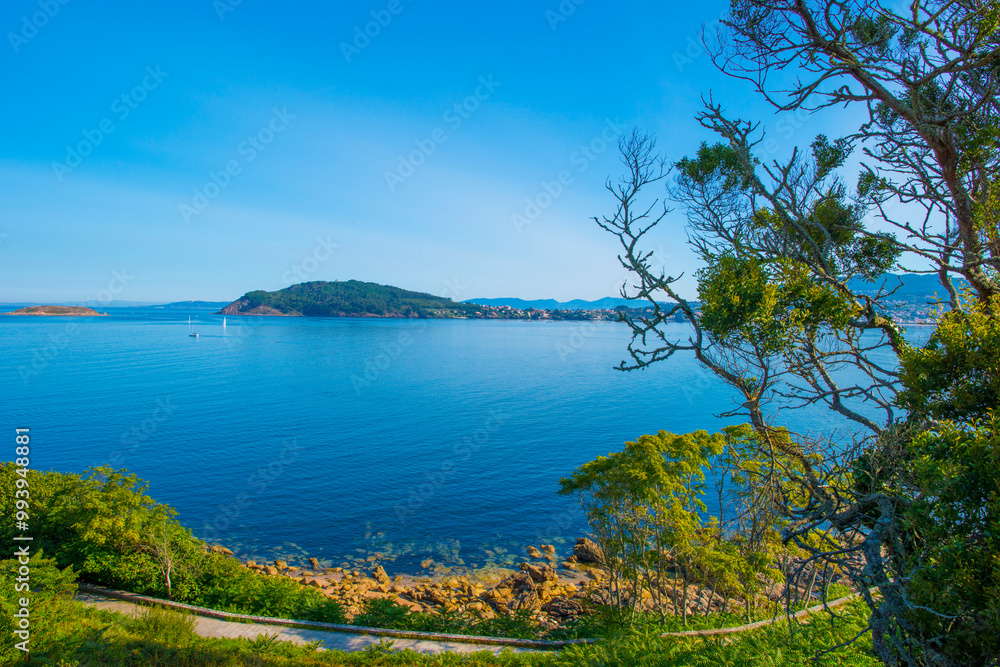 Wild shores with beaches, rocks and cliffs along the coast of northern Spain, September, 2024 Wild shores with beaches, rocks and cliffs along the coast of northern Spain, September, 2024