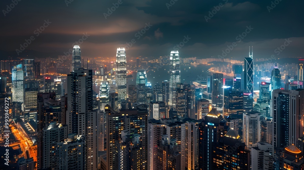 Fototapeta premium Envision an oil refinery where SCADA systems are automating hazardous processes, reducing human intervention and increasing safety