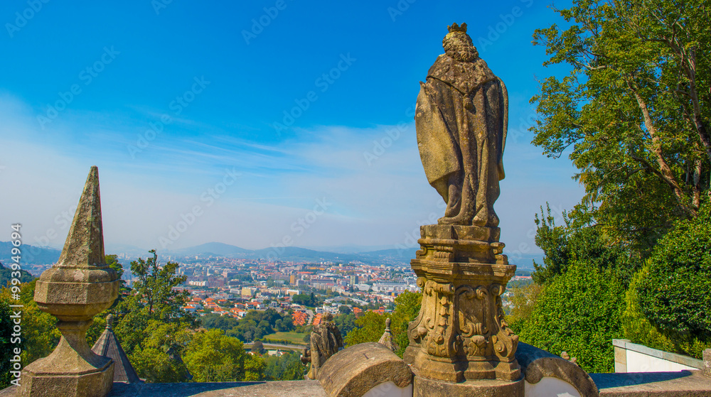 Obraz premium Cities and towns in Northern Spain demonstrate a great historical and geographical diversity in their architecture, Spain, September 2024