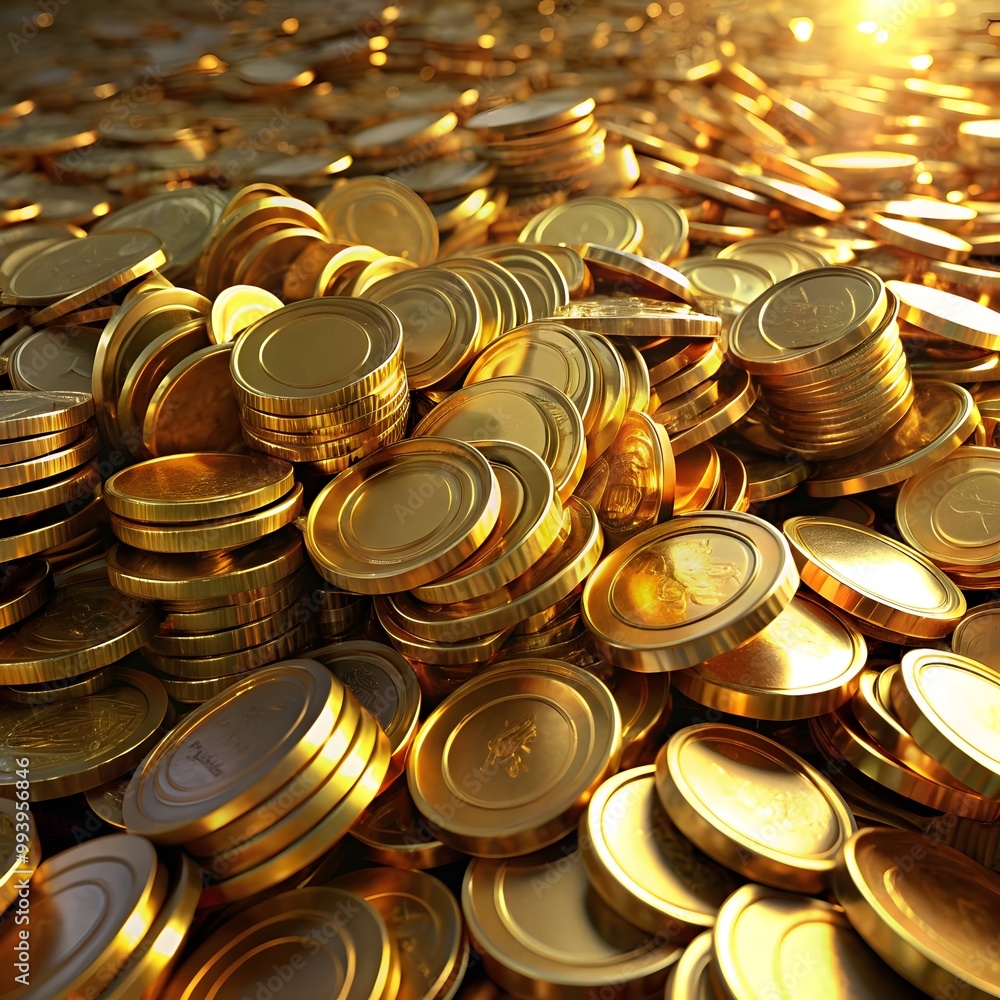 A 3D cartoon-style icon depicting a stack of money and gold coins, featuring dollar signs and bundles of cash. A 3D cartoon-style icon depicting a stack of money and gold coins, featuring dollar signs and bundles of cash.