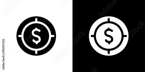 hedge fund icon set vector illustration