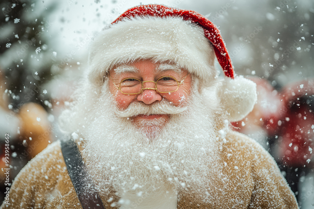 Santa Claus in the snow Santa Claus in the snow