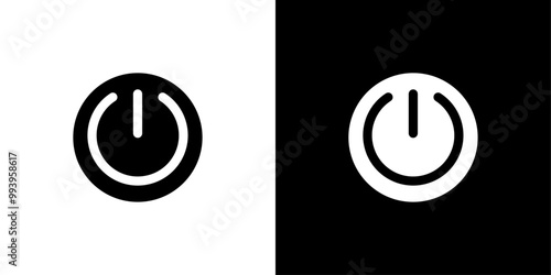 Power Activation Button icon set vector illustration