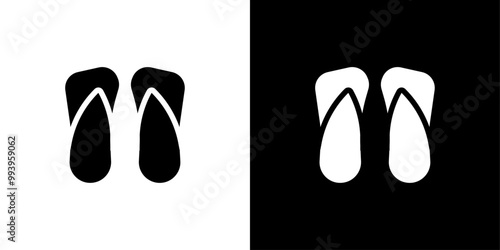 sandals icon set vector illustration