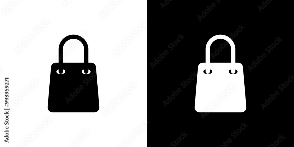 Shopping bag icon set vector illustration Shopping bag icon set vector illustration