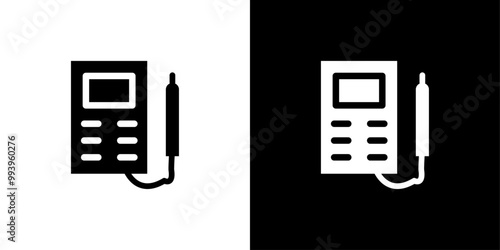 voltmeter icon set vector illustration