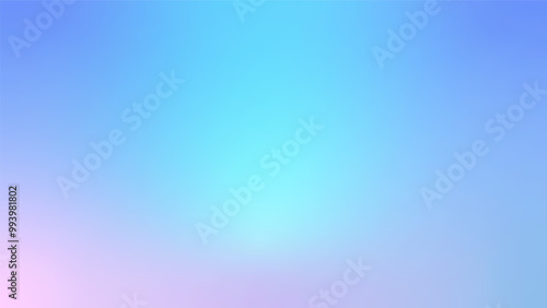 Winter holographic gradient. Pastel Christmas background, modern winter blue gradient vector design.