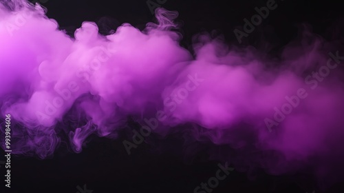 purple paint splash isolated on black background