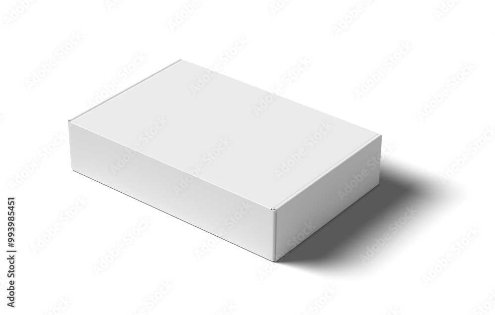 empty white Paper mailing box Cardboard box isolated on white background empty white Paper mailing box Cardboard box isolated on white background