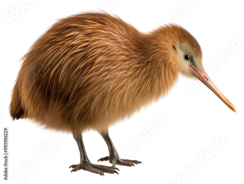 PNG North Island Brown Kiwi animal mammal brown. photo