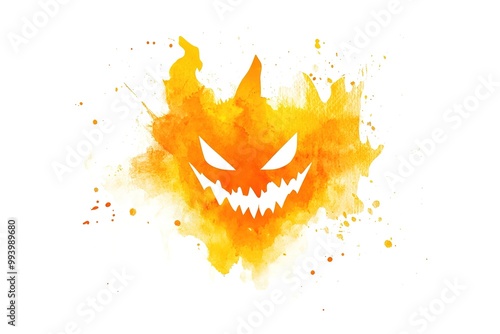 Halloween party background, full moon night illustration, Halloween pumpkin ghost, abandoned house, cemetery, bat, scary tree and Halloween elements Scary website Banner template Vector illustration photo