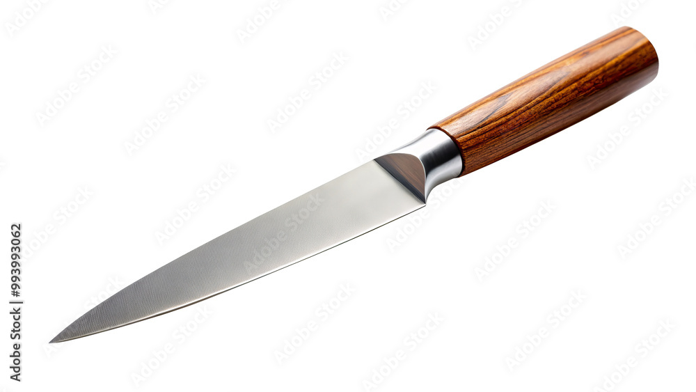 sleek carving knife with polished stainless steel blade and beautifully crafted wooden handle, perfect for precision cutting in kitchen sleek carving knife with polished stainless steel blade and beautifully crafted wooden handle, perfect for precision cutting in kitchen