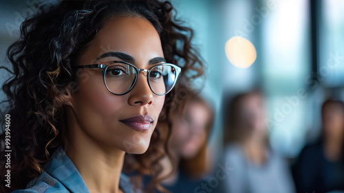 A business leader discussing the importance of ethical data science in AI development, with a focus on preventing bias and ensuring accountability.