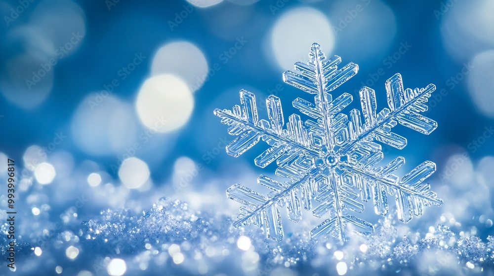 macro view of a single snowflake, revealing its fine crystalline structure macro view of a single snowflake, revealing its fine crystalline structure