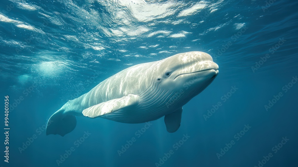 Naklejka premium Beluga Whale