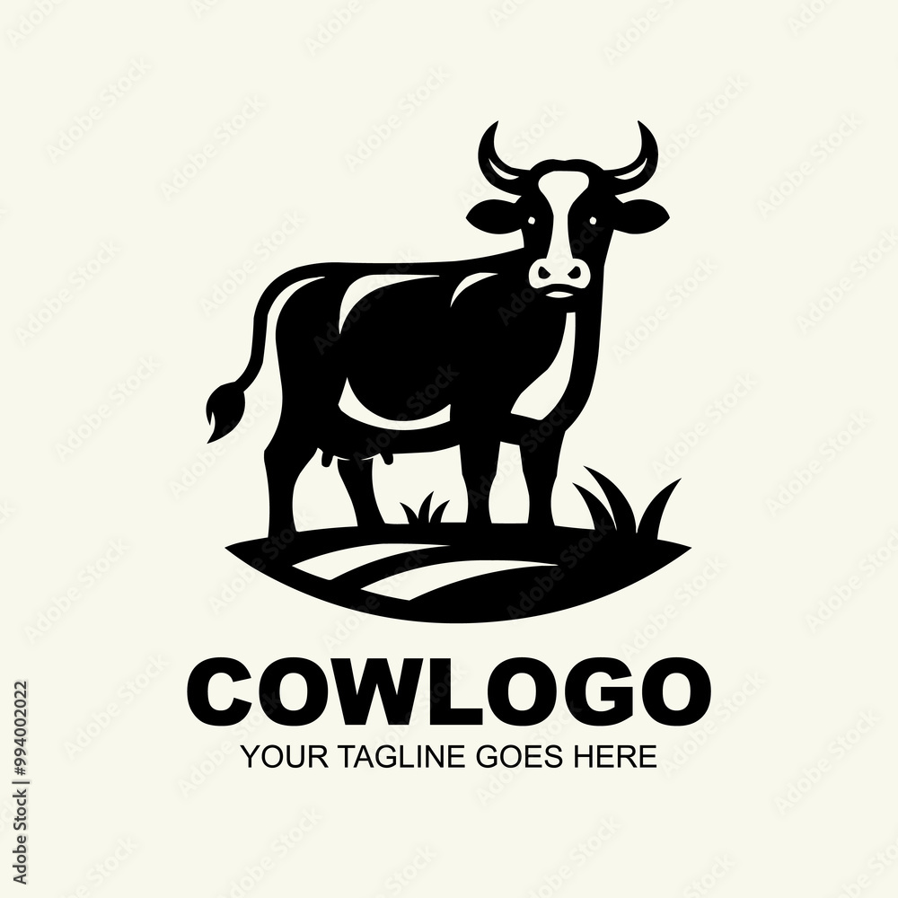 cow logo design cow logo design