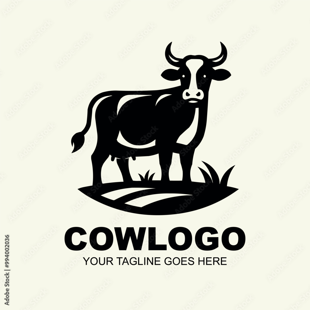 cow logo design cow logo design