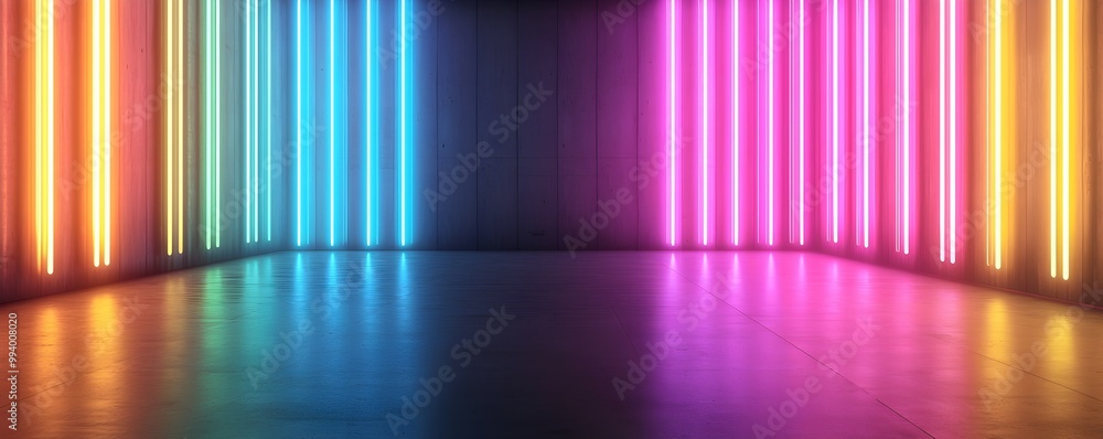 Neon Nightscape Futuristic Urban Glow - Modern Urban Vibes with High-Contrast Neon Colors Capturing a Vibrant and Futuristic Ambiance in the Darkened Cityscape Neon Nightscape Futuristic Urban Glow - Modern Urban Vibes with High-Contrast Neon Colors Capturing a Vibrant and Futuristic Ambiance in the Darkened Cityscape