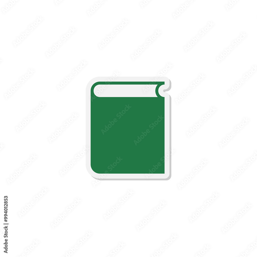 Book sticker icon isolated on transparent background Book sticker icon isolated on transparent background
