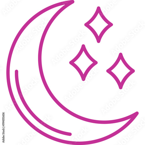 Moon Vector Icon