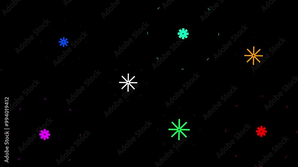 Set explosive shape and line explosion animation motion graphic ...