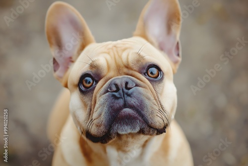 French Bulldog, Dog Portrait Photography, French Bulldog Close-up, French Bulldog Pet Photo, High Quality Dog Image