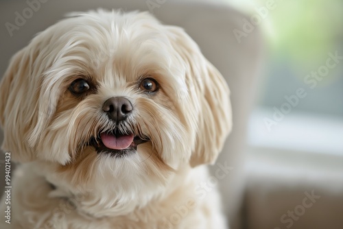 Malshi, Dog Portrait Photography, Malshi Close-up, Malshi Pet Photo, High Quality Dog Image photo