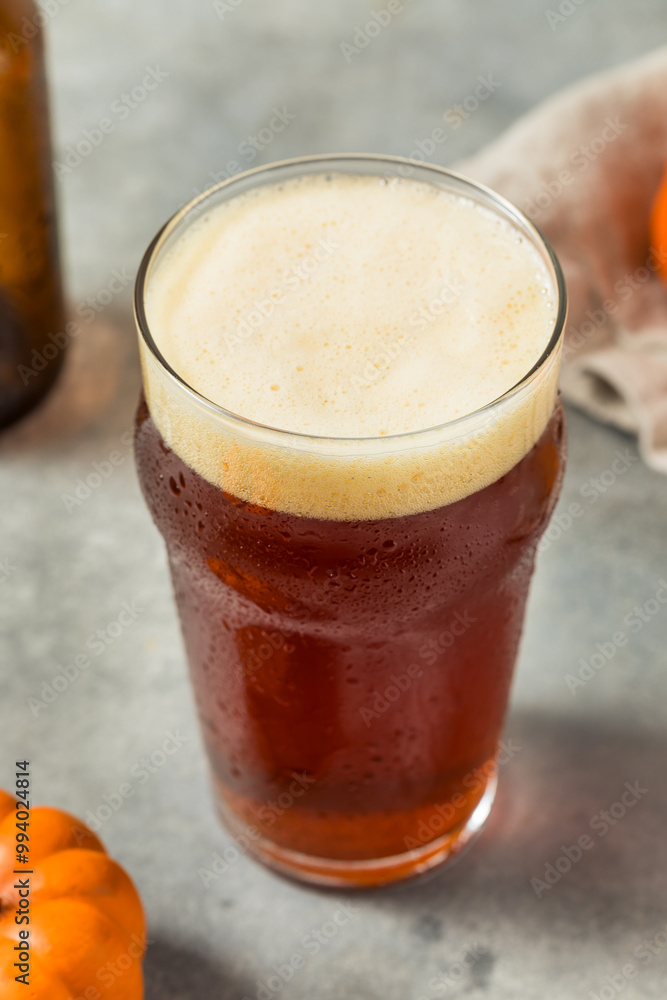 Boozy Refreshing Cold Pumpkin Craft Beer Ale Boozy Refreshing Cold Pumpkin Craft Beer Ale
