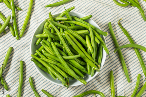 Foto Raw Organic French Green Beans