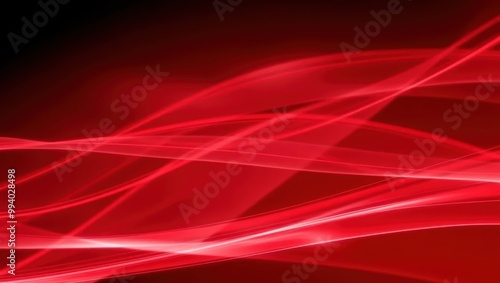 Abstract Red Swirls Background