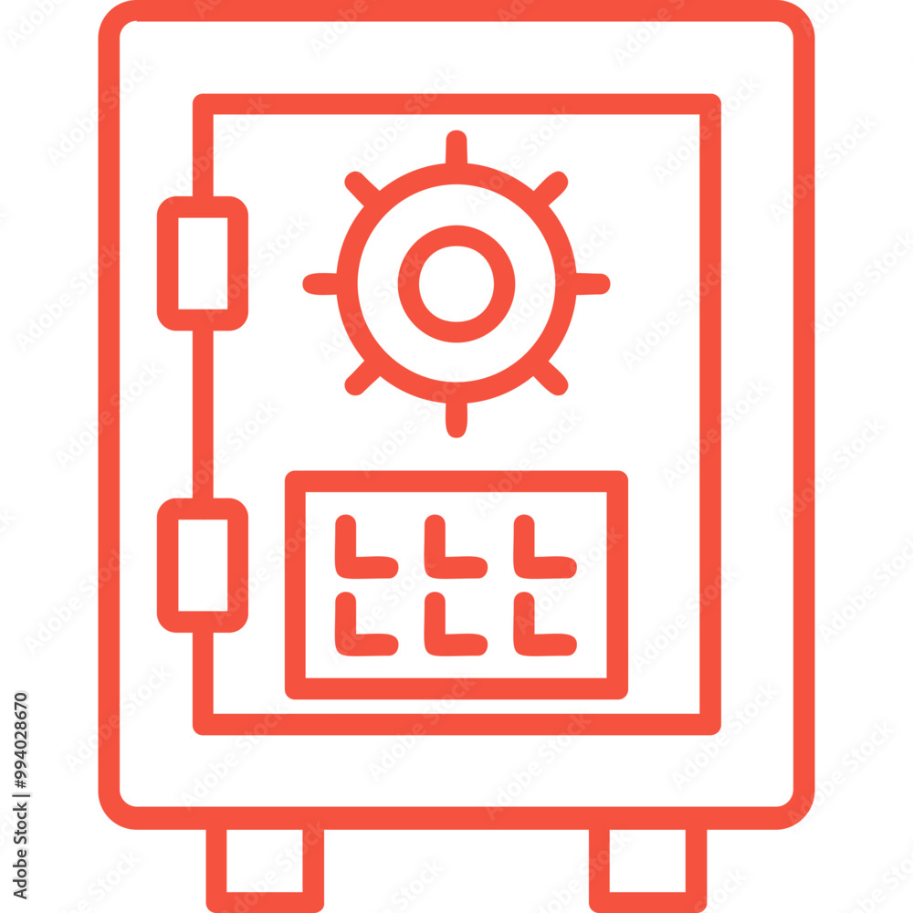 Safebox Vector Icon Safebox Vector Icon