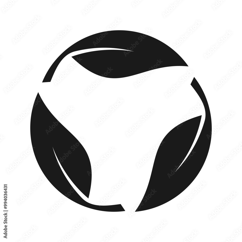 leaf recycle eco green symbol. Rounded angles. Recycled signs illustration isolated on white background. leaf recycle eco green symbol. Rounded angles. Recycled signs illustration isolated on white background.